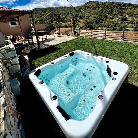 Ampelos Cretan Villa - Private Pool & Heated Ozone Jacuzzi Yerolakkos Exterior photo