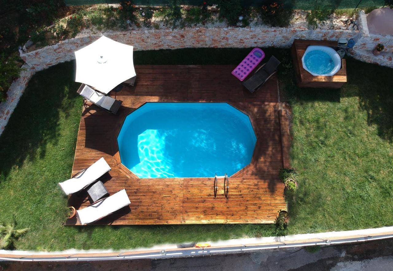 Villa Ampelos Cretan - Private Pool & Heated Ozone Jacuzzi Yerolakkos