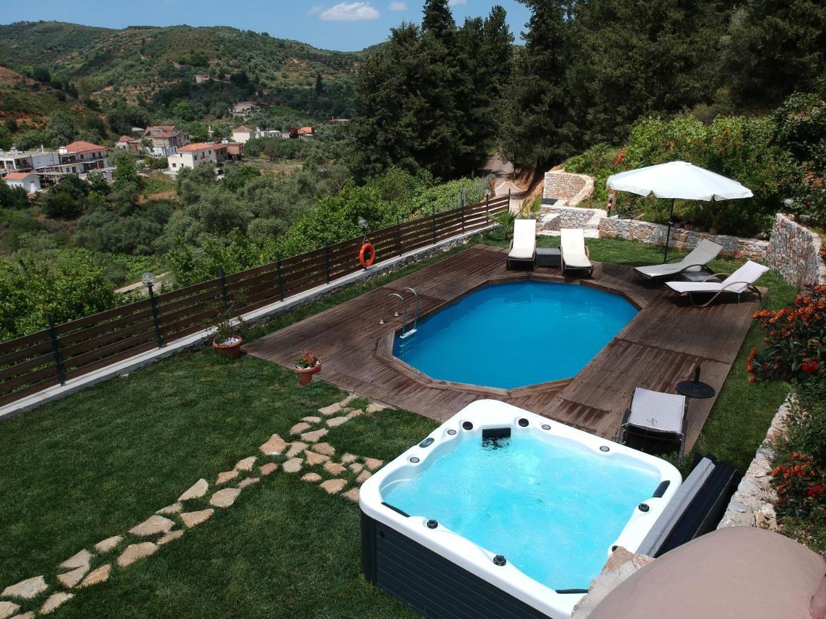 Ampelos Cretan - Private Pool & Heated Ozone Jacuzzi Villa *